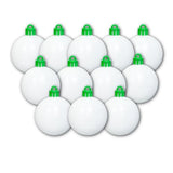 Treemendous Christmas Tree Ornament Decorating 12 Count Refill Kit - White Ball Ornaments Compatible with Treemendous Tree and Gift Box Ornament Decorators - Ages 3 and Up