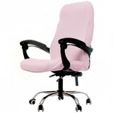 WOMACO Printed Office Chair Covers, Stretch Computer Chair Cover Universal Boss Chair Covers Modern Simplism Style High Back Chair Slipcover - Pink, X-Large