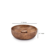 EDHAS Incense Burner Stick Holder Bowl, Ash Catcher Bowl for Home Décor, Meditation, Yoga (5" x 5" x 1.5")