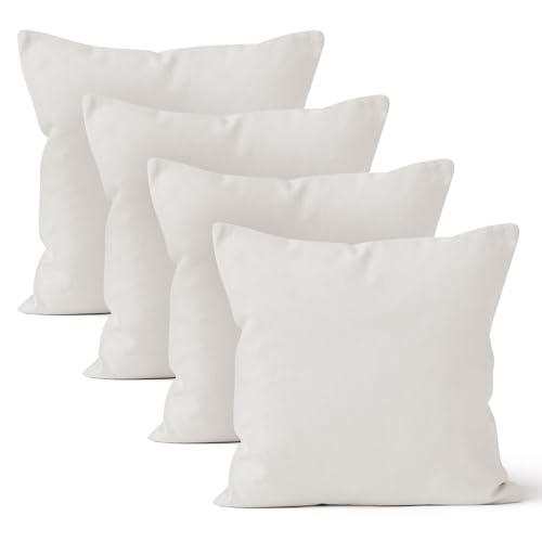 Encasa XO Throw Pillow Covers, Cotton, No Inserts 24"x24"