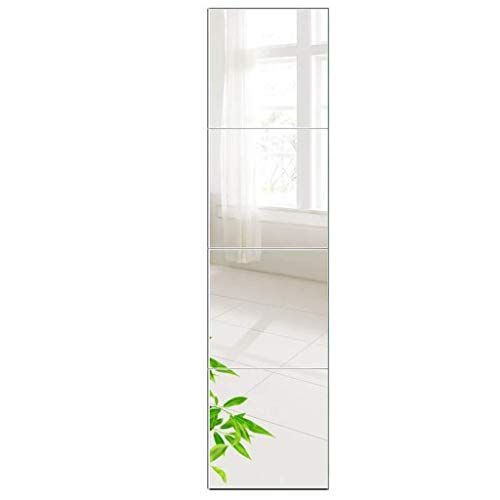 Full Length Mirror Full Body Mirror Combination Floor Mirror 4 Pack Wall Stitching Suspension 120 * 30cm AN1017 914