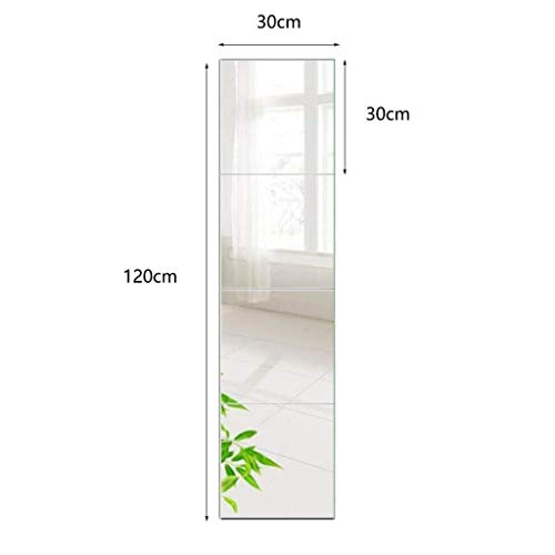 Full Length Mirror Full Body Mirror Combination Floor Mirror 4 Pack Wall Stitching Suspension 120 * 30cm AN1017 914