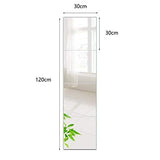 Full Length Mirror Full Body Mirror Combination Floor Mirror 4 Pack Wall Stitching Suspension 120 * 30cm AN1017 914