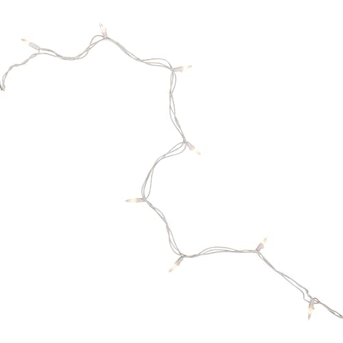 Northlight Mini Incandescent Christmas Lights - Clear - 4' White Wire - 10ct
