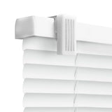 REGAL estate QuickInsta MagMount No Tools No Drill Cordless 1" Magnet Mini Blinds for Metal Steel Doors, 25" W x 42" H, White