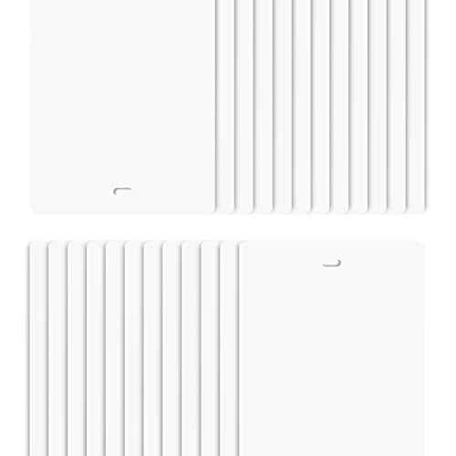 DALIX 82.5" White Vertical Blinds Replacement Slats Sliding Door Window (24 Pack)