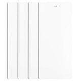 DALIX 82.5" White Vertical Blinds Replacement Slats Sliding Door Window (4 Pack)