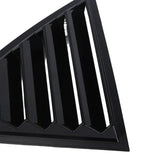 2PCS Fit for Chrysler 300C Sedan 2011-2021 Car Rear Window Quarter Louver Cover Exterior Side Vent Shutter Trim Scoop Accessories(Gloss Black)