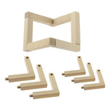 3PCS Moon Lamp Wooden Stand Suitable for Jewellery/Craft Display Rack and Processing Bracket