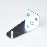 Hold Down Brackets 4pcs Metal Blind Brackets Bottom Rail Holder Replacements for Horizontal Blinds and Window Shades
