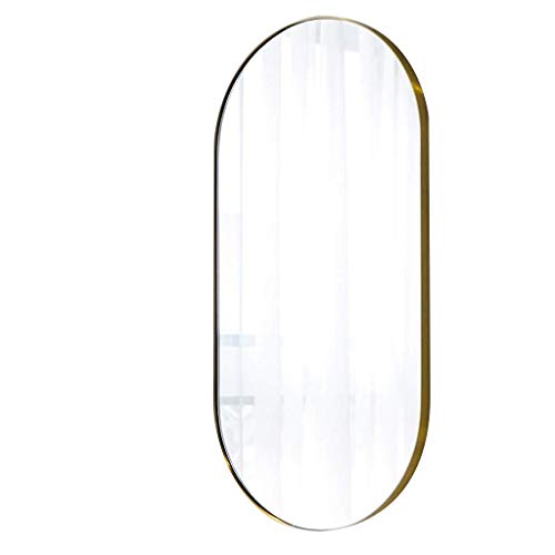 Bathroom Mirror Full Length Wall Mirrors for Bedrooms Standing Floor Mirror Frame Wall Mounted Mirror Dressing Mirror for Dressing Room (Size : 9060cm) (90 * 60cm)