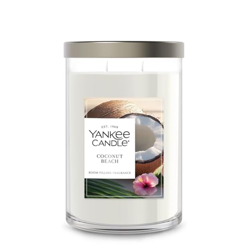 Yankee Candle Coconut Beach Scented Candle, 20oz Large Tumbler