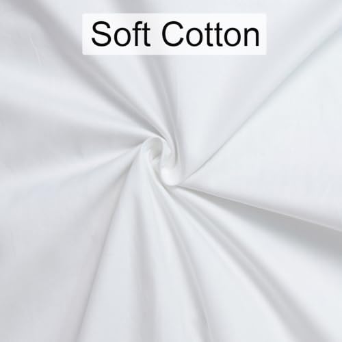 6 Pack Decorative 100% Cotton Pillow Covers 20" x 20" No Inserts