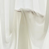 FMFUNCTEX Sheer Non-See-Through Netural Beige Curtains for Bedroom, Faux Silk that Let Light Curtains 84 inches Long Light Filtering Privacy Sheer Drapes for Living Room, Rod Pocket 2 Panels Set