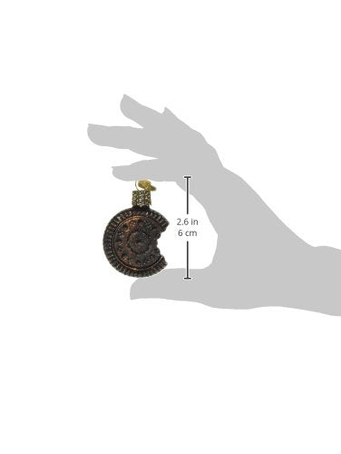 Old World Christmas Sandwich Cookie Glass Blown Ornament for Christmas Tree, Handcrafted Holiday Decoration, Classic Dessert Collection