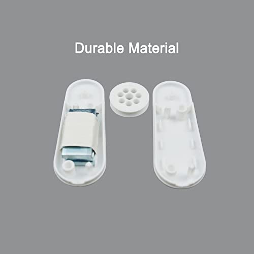 Curtain Cord Weights, 2-Pack Plastic Pull String Pendants for Vertical Blind and Drapes - White