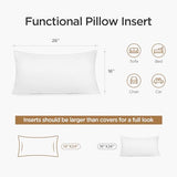 Acanva Throw Pillow Insert, Premium Stuffer Inserts Decorative Rectangle Premium Sham Forms Cushion for Sofa Couch Chair,16x26 Inch (Pack of 1), White