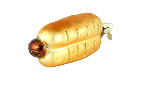 Old World Christmas Ornaments: Hot Dog Glass Blown Ornaments for Christmas Tree (32050)