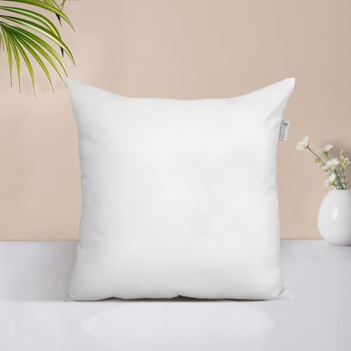 Acanva Throw Pillow Insert Premium Stuffer Sham Square Form for Decorative Cushion Bed Couch Sofa Chair