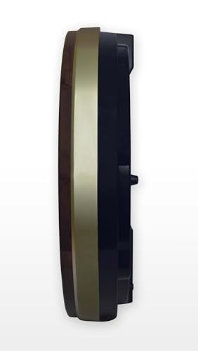 SEIKO QXM607BRHZ 45 Melodies in Motion Wall Clock with Rotating Pendulum
