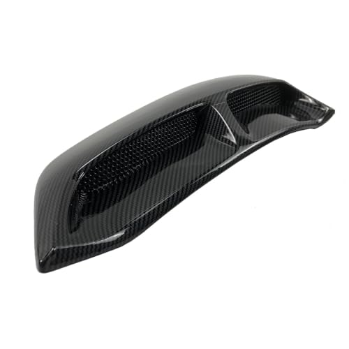 2PCS Fit for Ford Mustang 2015-2023 Car Side Vents Rear Outlet Scoop Trim Door Exterior Rear Window Shutter Louver Cover(Glossy Black)