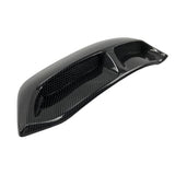 2PCS Fit for Ford Mustang 2015-2023 Car Side Vents Rear Outlet Scoop Trim Door Exterior Rear Window Shutter Louver Cover(Glossy Black)
