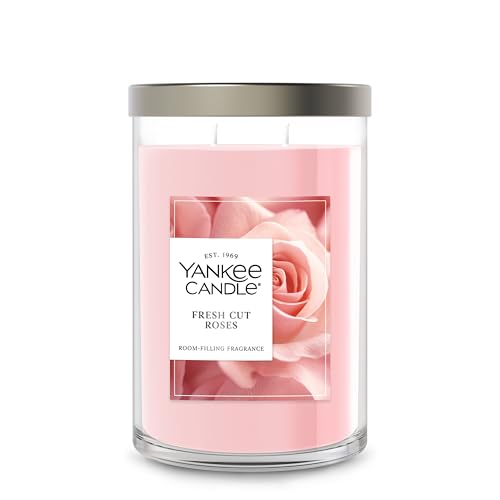 Yankee Candle Fresh Cut Roses Scented Candle, 20oz Large Tumbler