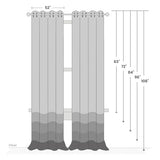 Melodieux 100% Blackout Curtains for Bedroom, Linen Textured Light Blue Black Out Curtains 84 Inch Long, Grommet Top Thermal Insulated Window Drapes for Living Room, 52" W x 84" L, 2 Panels