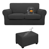 Easy-Going Ottoman Large Bundles loveseat slipcover