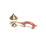 Incense Burner with Wood Handle