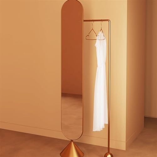 Decorative Full-Length Mirror Floor-to-Ceiling Living Room Entrance Clothes Rack Integrated Dressing for Living Room