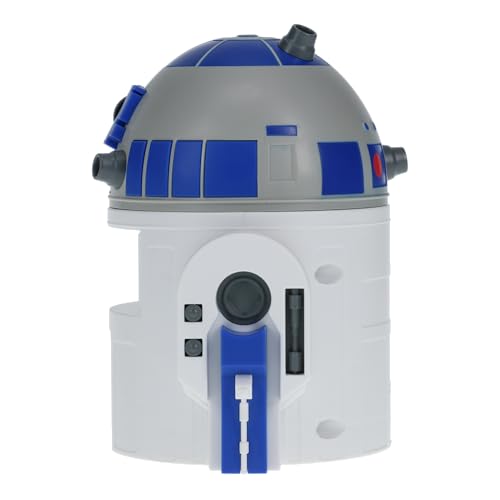 Paladone R2D2 Alarm Clock - Perfect Decor for Star Wars Fans - USB Cable Included - 13 cm (5") Tall