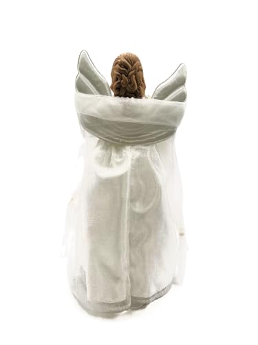 KSA 10" Lighted Seasons of Elegnace Angel Christmas Tree Topper - Clear Lights