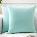 Encasa XO Throw Pillow Covers, Cotton, No Inserts 18"x18"