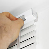 Amazing Drapery Hardware Bracket Spacer Blocks 8ct – Durable Extension Clear Plastic Brackets for Blinds and Shades, Ideal for Home and Office Window Treatments