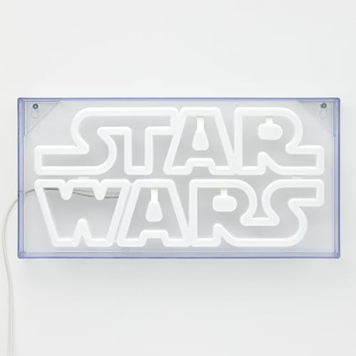 Star Wars LED Neon Light - Officially Licensed Free Standing or Wall Mountable Light Sign - Game Room Accessories & Film Memorabilia Decor - Paladone