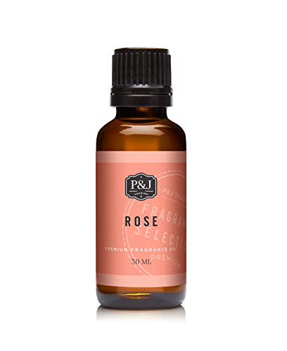 P&J Trading - Rose Scented Oil 30ml - Fragrance Oil for Candle Making, Soap Making, Diffuser Oil