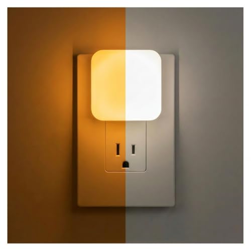 Lights by Night Night Lights Plug into Wall, Dimmable, Tunable White, 4-Pack, LED Plug in Nightlight, Dusk to Dawn Sensor, Adults, Kids Room, Bedroom, Bathroom, Nursery, Hallway, Kitchen, 82180