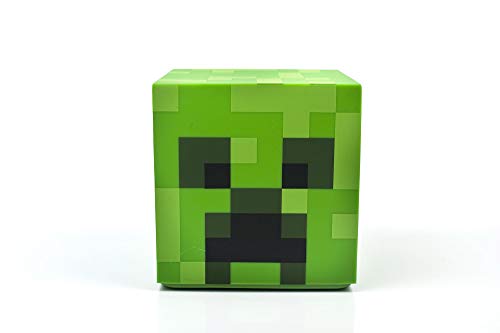 Minecraft Creeper LED Mood Light Creeper Lamp Mood Lighting Battery Powered | Collectible Mood Lamp | Green Mood Light LED Creeper | 5 Inches Tall