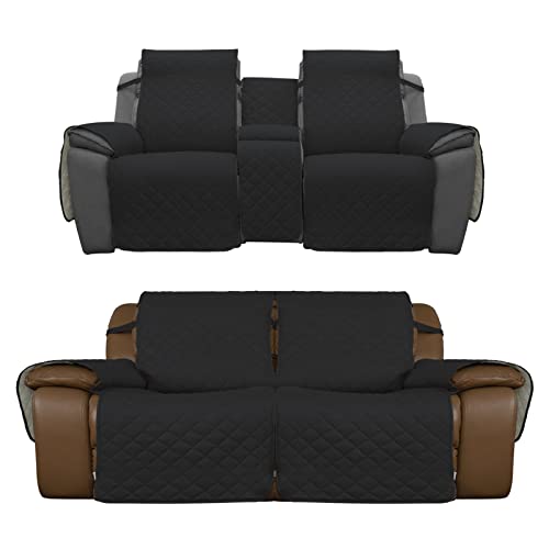 Easy-Going Product Bundles Reversible Loveseat Recliner Cover with Console，Loveseat Recliner Sofa Cover