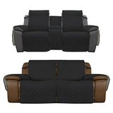 Easy-Going Product Bundles Reversible Loveseat Recliner Cover with Console，Loveseat Recliner Sofa Cover