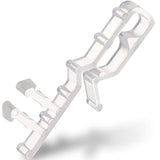 Blind Clips for Valance 2 Inch Hidden Channel Window Valance Clips Clear Plastic Replacement Accessories Parts for Horizontal Wood Blinds (10 Pieces)