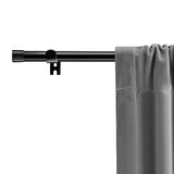 Alskarhem Black Curtain Rods for Windows 32 to 90 Inch,5/8 Inch Small Curtain Rod Set With Brackets