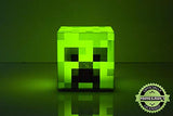 Minecraft Creeper LED Mood Light Creeper Lamp Mood Lighting Battery Powered | Collectible Mood Lamp | Green Mood Light LED Creeper | 5 Inches Tall
