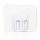 50 Pack Outdoor Light Hooks with Adhesive – Weatherproof & UV-Resistant, No Damage, No Tools Needed, Easy Hanging Clips for Garden, Patio, Balcony, Fairy Lights, Christmas Decorations