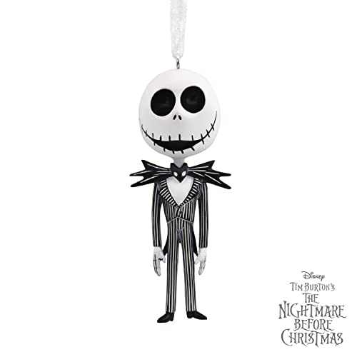 Hallmark Disney Tim Burton's The Nightmare Before Christmas Jack Skellington Christmas Ornament,Resin, 1.38 x 3.58 x 1.25 inches,