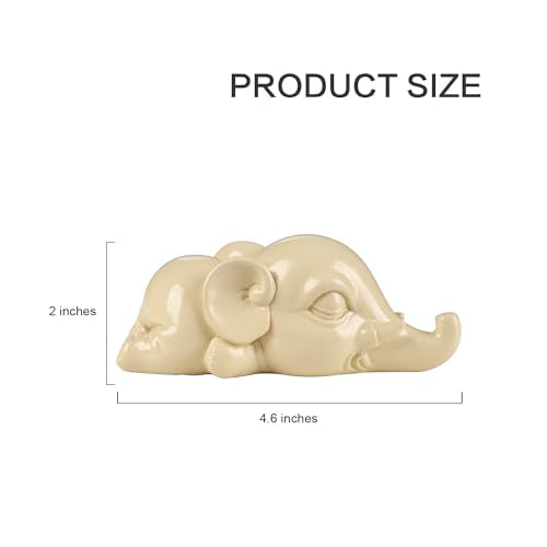 Cacukap Cute Elephant Incense Burner, Incense Holder for Sticks, Elephant Theme Incense Tray, Adorable Home Decoration, Unique Gifts Idea for Elephant Lover