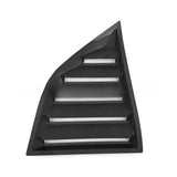 2015-2022 Fit for Dodge Challenger Rear Louver Window Side Shutter Cover Trim Car Sticker Vent Scoop Exterior Decoration Body Kit(Gloss Black)