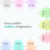 Lumipets Remote Control Silicone Night Light for Kids - Penguin Design with 9 Soft Colors & Sleep Timer - Rechargeable, Battery-Operated Lamp for Bedroom | Baby Nursery, Toddler, Girls, Boys
