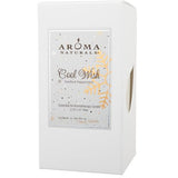 Aroma Naturals Holiday Essential Oil Vanilla & Peppermint Scented Pillar Candle, Cool Wish, 2.75 inch x 5 inch